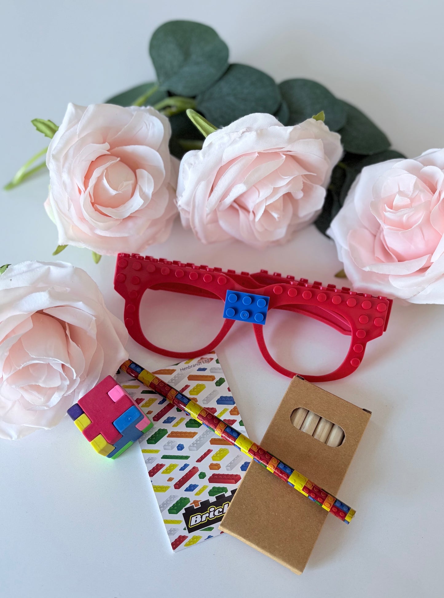 Brickz gift box packaging and presentation - personalised LEGO lover gift UK