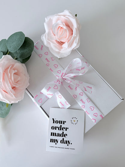 Pocket Love Pamper gift box packaging - personalised spa gift box UK