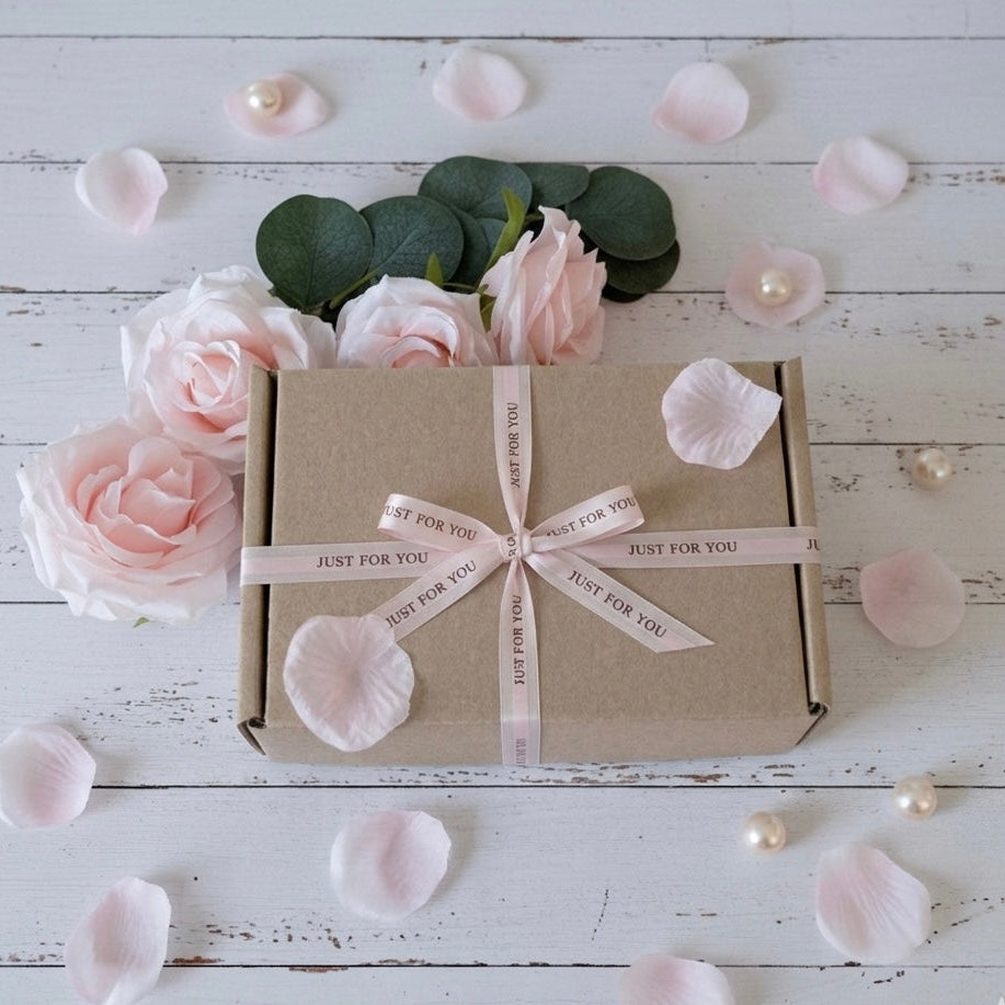 Pamper gift box for women UK – gift box tied with just for you ribbon