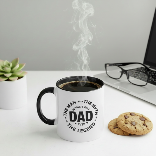 personalised dad mug with laptop and glasses uk handmade gift for men